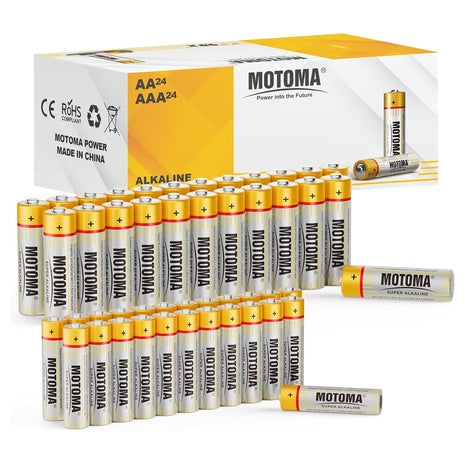24 AA And 24 AAA Long Lasting Batteries