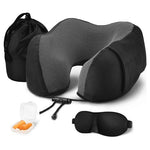 3 Piece Travel Memory Foam Neck Pillow