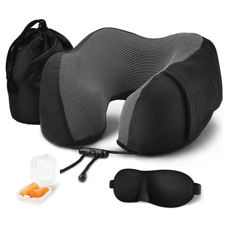 3 Piece Travel Memory Foam Neck Pillow