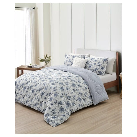 4-Piece Splendid Layla Floral Print Twin, Queen or Full Comforter Sets