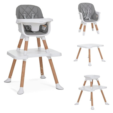 Dream On Me Luna 4-In-1 Convertible Baby High Chair