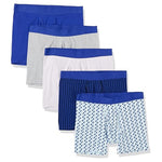 5-Pack Amazon Essentials Men's Cotton Jersey Boxer Briefs