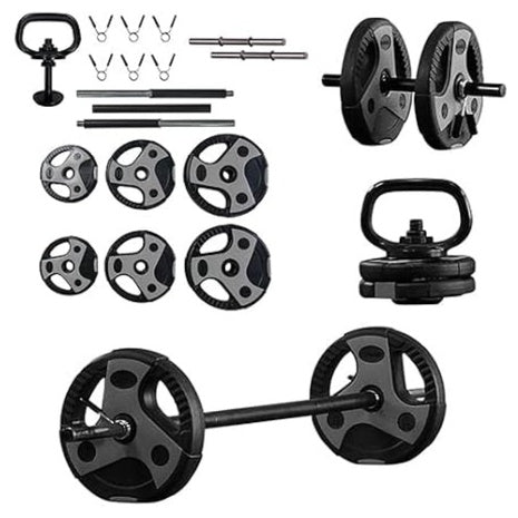 USWeight 43LB Weight Set With 55" Barbell Dumbbell