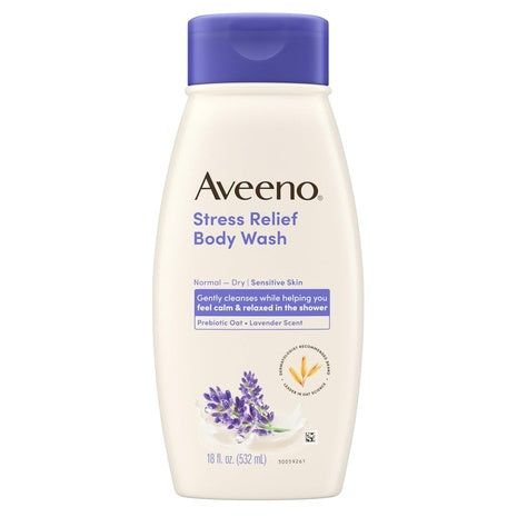 Aveeno Stress Relief Body Wash (18oz)
