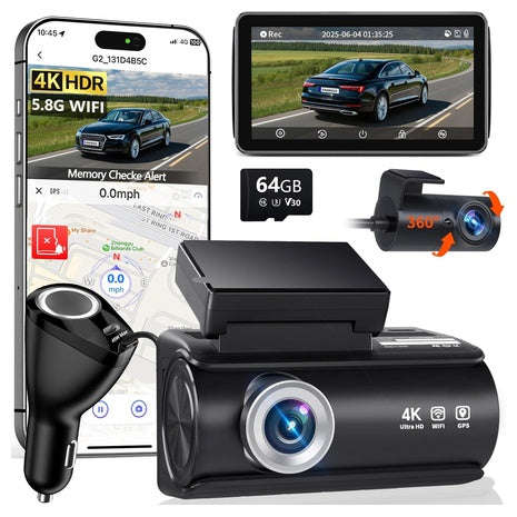 4K Front & Rear Dash Cam