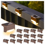 16 Outdoor Solar Step Lights