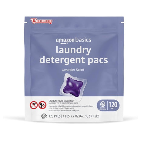 120 Amazon Basics Laundry Detergent Pacs