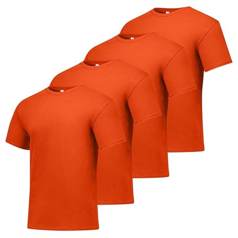 4-Pack Hanes Men's Crewneck Cotton Essentials-Pack T-Shirts (Various)