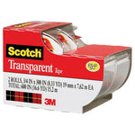2 Rolls Scotch Transparent Tape