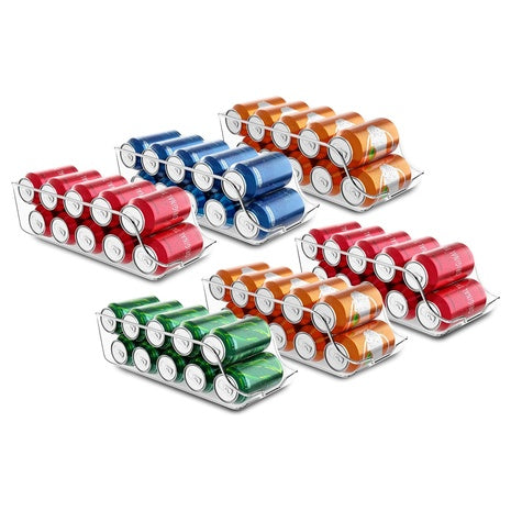 6 Refrigerator Soda Can Organizers
