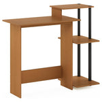 Compact Computer Desk w/ Shelves