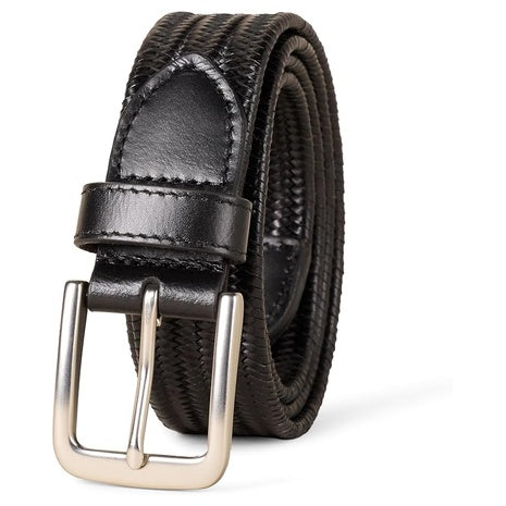 Amazon Essentials Men's Tubular Stretch Weave Belt