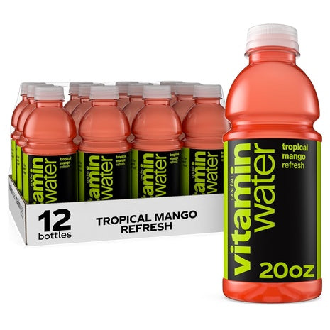 12 Bottles Vitaminwater Refresh Tropical Mango