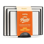 3 Plastic Cutting Boards Set