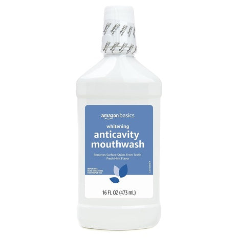 16oz Amazon Basics Whitening Anticavity Mouthwash