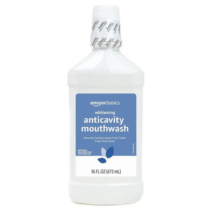16oz Amazon Basics Whitening Anticavity Mouthwash