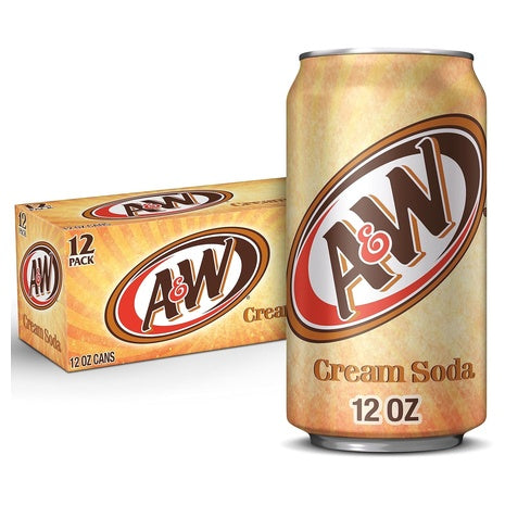 12 Cans A&W Cream Soda