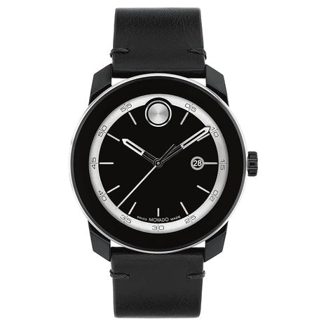 Movado Bold TR90 Ultra Modern Black White Watch