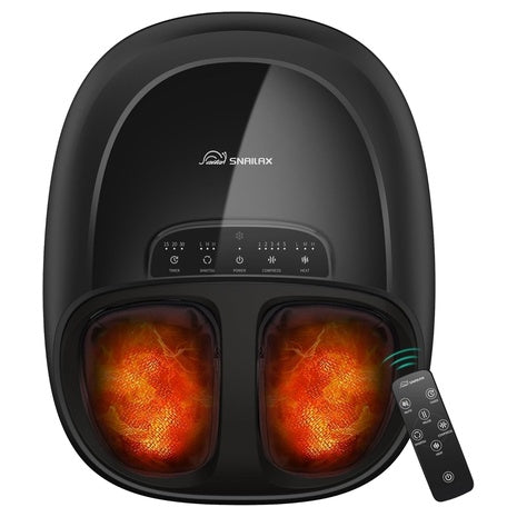 Snailax Shiatsu FSA Heated Foot Massager W/ Remote Control
