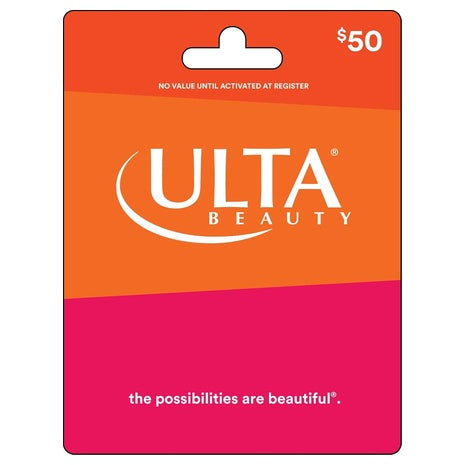 $50 Ulta Beauty Physical Gift Card