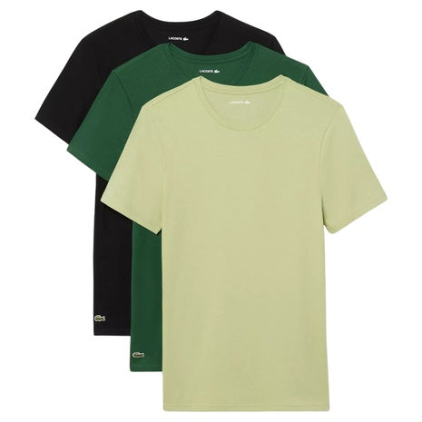 3-Pack Lacoste Men's Slim-Fit Crewneck T-Shirt