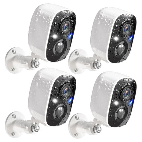 4 Wireless Outdoor Battery Security Cameras