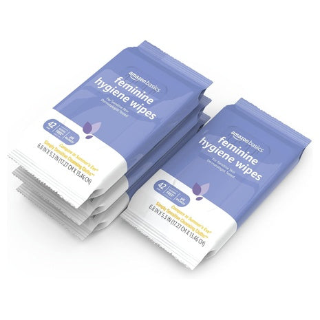 168 Amazon Basics Feminine Hygiene Wipes