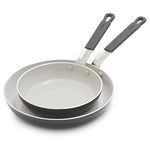 2-Piece GreenPan X Bobby Flay 8" & 10" Nonstick Frying Pan Skillet Set