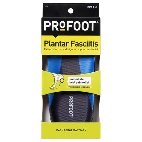 PROFOOT Men's Plantar Fasciitis Orthotic Insoles