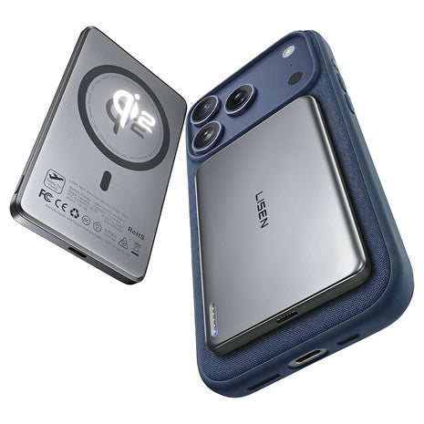 Lisen 5000mAh Ultra Slim Magnetic Portable Power Bank