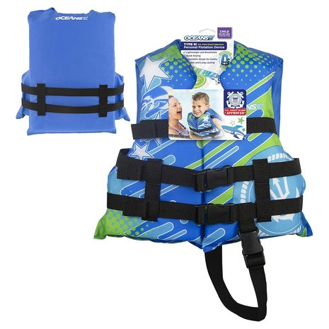 Oceans 7 US Coast Guard Approved Life Jacket (2 Colors)