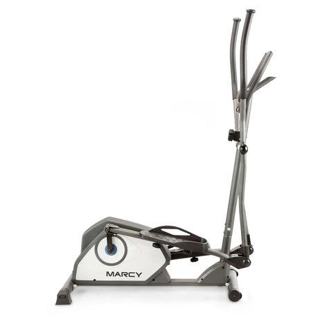 Marcy Magnetic Elliptical Trainer Cardio Workout Machine with Wheels