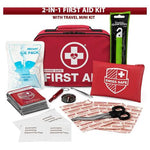 152-Piece Medical Emergency First Aid Travel Kit