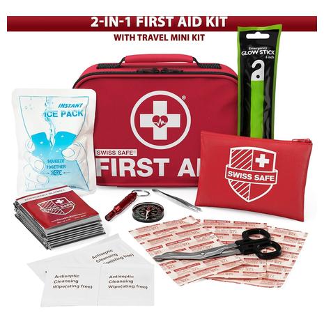 152-Piece Medical Emergency First Aid Travel Kit