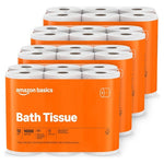 48-Rolls Amazon Basics 1000 Sheet 1-Ply Bath Tissue