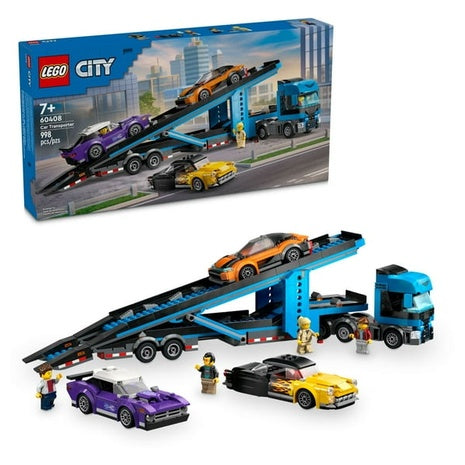 LEGO City Car Transporter Truck with Sports Cars Playset