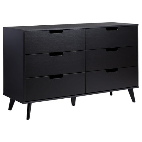 Walker Edison 52'' Modern 6-Drawer Dresser Bedroom Storage Organizer