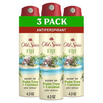 3 Old Spice Fiji Dry Spray Antiperspirants