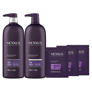 Nexxus Keraphix Shampoo and Conditioner Damaged Hair Treatment System