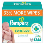 1,344 Pampers Sensitive Baby Wipes