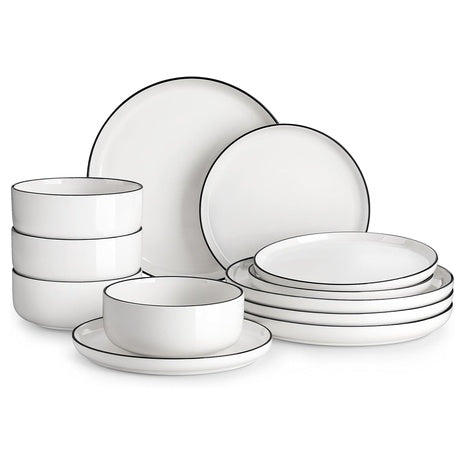 12-Piece Porcelain Dinnerware Set