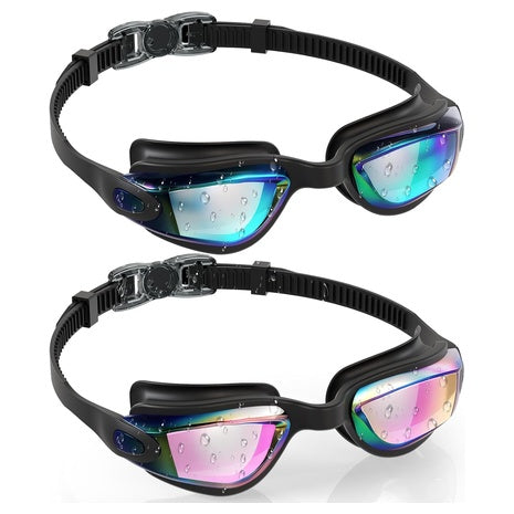 2-Pack Anti-Fog Kids Swim Goggles