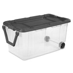160QT Sterilite Extra-Large Wheeled Storage Bin With Lid & Handle