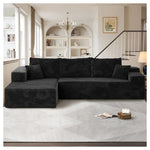 Ivy Bronx Nathasa 2-Piece Compression Sectional Sofa With L-Shape Chaise