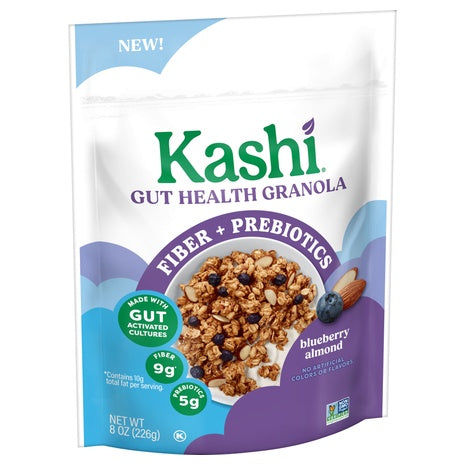 6-Pack Kashi Gut Health Blueberry Almond Granola