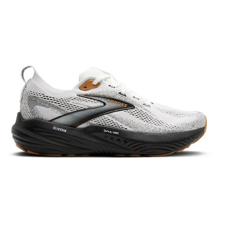 Brooks Men's Glycerin 22 White Grey Road Running Shoes