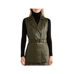 Women's Faux Leather Vest