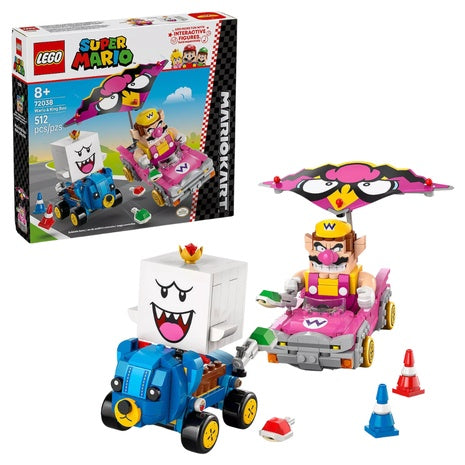 LEGO Super Mario: Mario Kart Wario & King Boo Building Toy