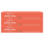 3 Packs Of 100 Sq Ft Amazon Basics Plastic Wrap