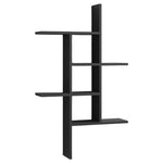 Zipcode Design Suffield 4-Shelve Wood Asymmetrical Tiered Shelf